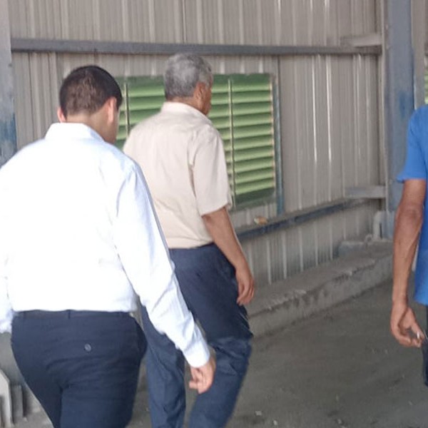زيارة تفقد الى مركز جمع ونقل النفايات المنزلية بطريق الشنوة المنيهلة