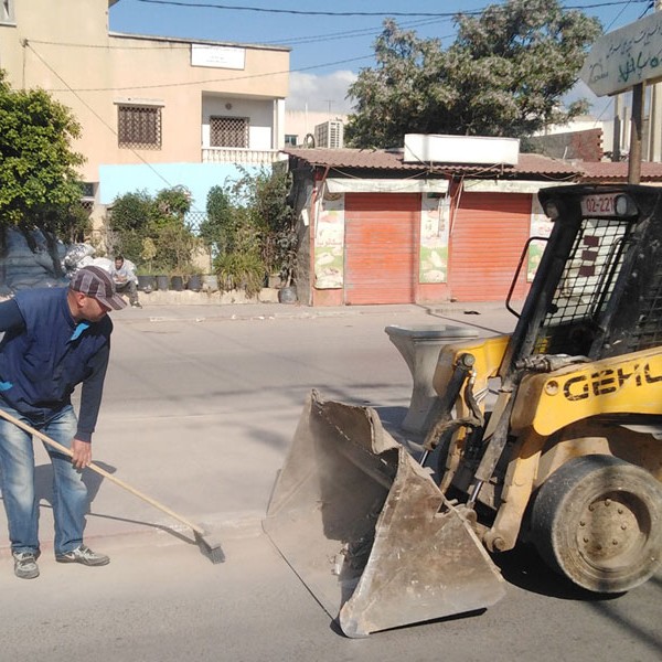شكرخاص  لعمال النظافة